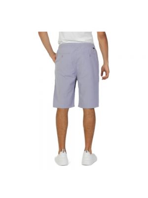 Pantalones cortos con cordones de algodón Lee violeta