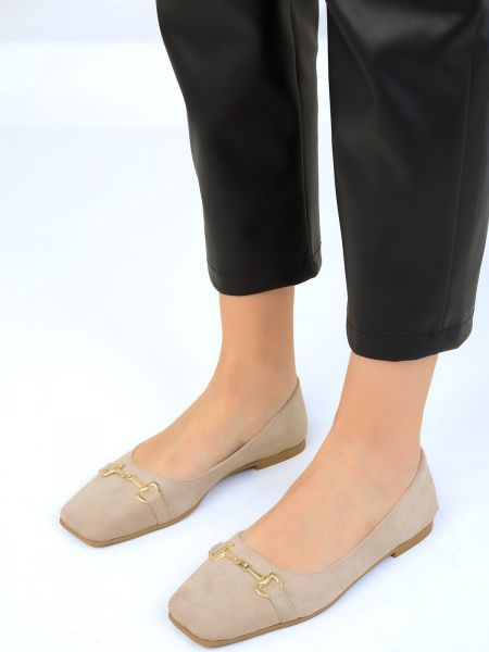 Szarvasbőr balerina cipők Soho