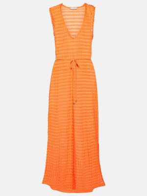 Платье миди Melissa Odabash оранжевый