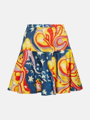 Bavlněné mini sukně s potiskem Marni