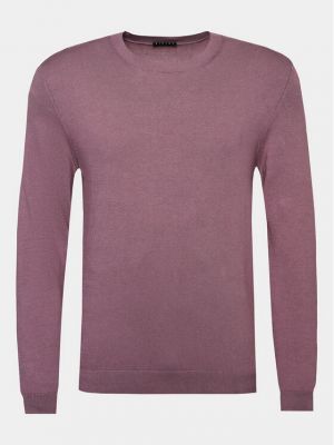 Slim fit priliehavý sveter Sisley fialová
