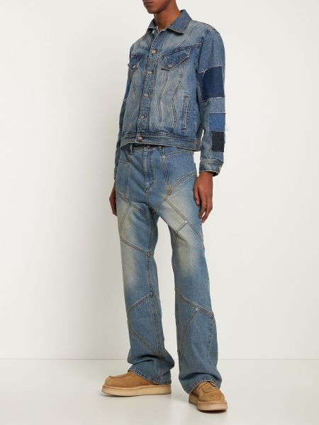 Jeans bootcut en coton large Andersson Bell bleu