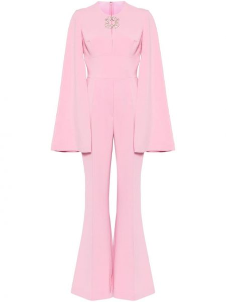 Ολόσωμη φόρμα Elie Saab ροζ