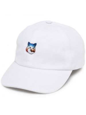 Gradient cap Maison Kitsuné hvit