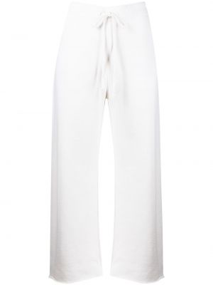 Pantalones de chándal con cordones bootcut Nili Lotan blanco