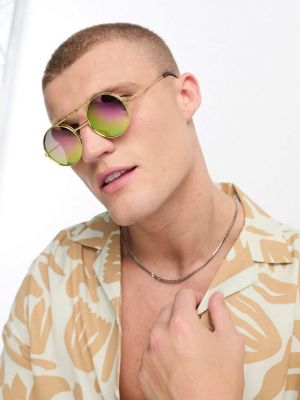 Круглые солнцезащитные очки Spitfire Lennon сиреневого и цвета – эксклюзивно для ASOS золотого