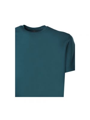Camisa de algodón Zanone azul