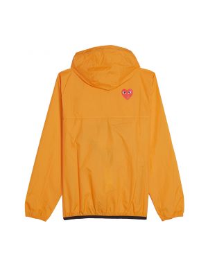Куртка на молнии Comme Des Garçons оранжевая