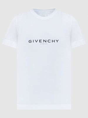 Футболка с принтом Givenchy белая