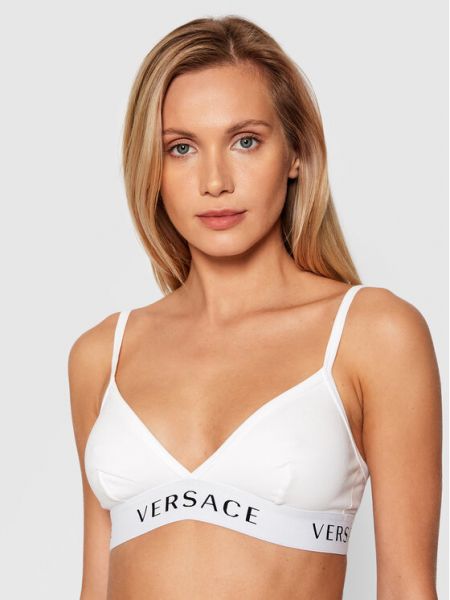 Мягкий бюстгальтер Versace белый