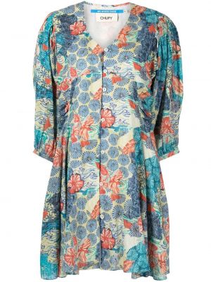 Floral dress Chufy blå