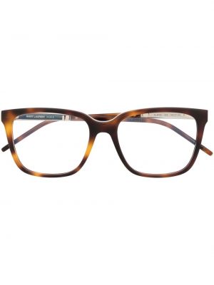 Okulary Saint Laurent Eyewear brązowe