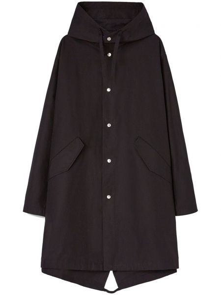 Hætte parka Jil Sander sort