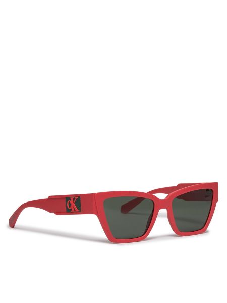 Slnečné okuliare Calvin Klein Jeans červená