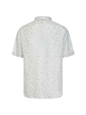 Camisa con estampado Emporio Armani blanco