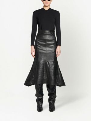 Midi sukně Balenciaga černé