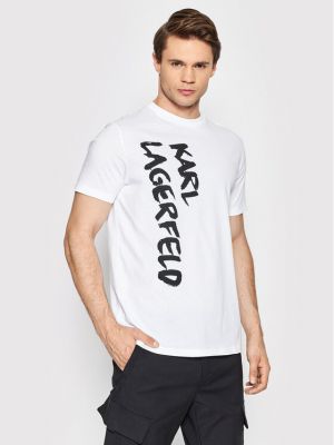 Тениска Karl Lagerfeld бяло