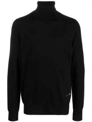 Sweter wełniany z wełny merino Oamc czarny