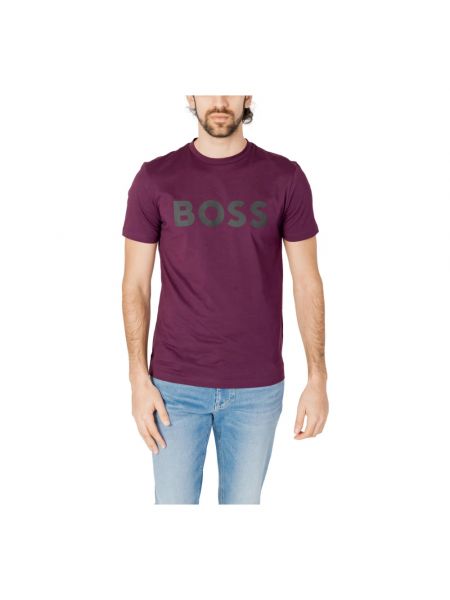 T-shirt Hugo Boss lila