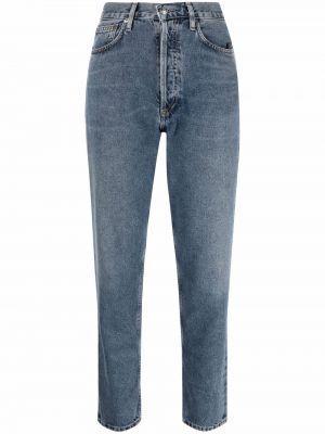 Straight jeans Agolde blå