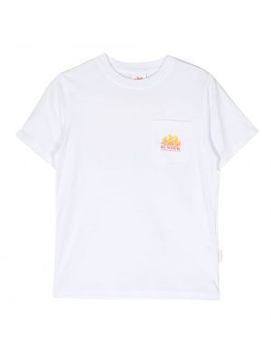 T-shirt con stampa Sundek bianco