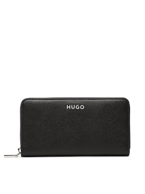 Czarny portfel Hugo