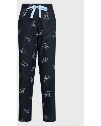 Cyberjammies Pantaloni pijama Beth 9385 Negru Relaxed Fit
