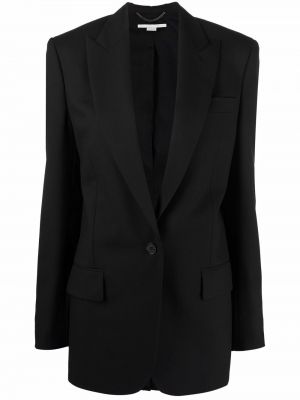 Ull lang blazer Stella Mccartney svart