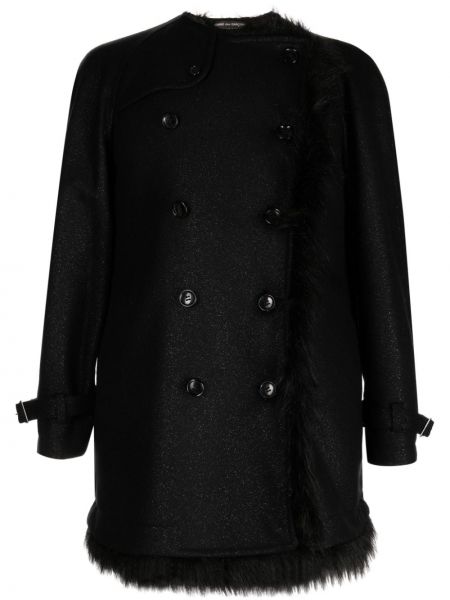 Czarny płaszcz Comme Des Garcons Homme Plus