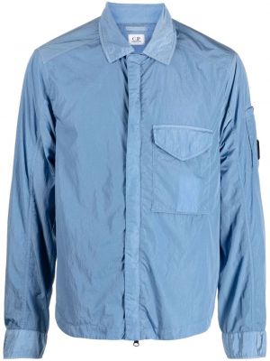 Camicia con cerniera C.p. Company blu
