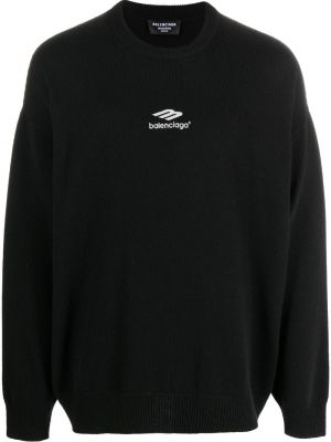 Kašmira džemperis ar apdruku Balenciaga