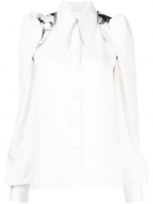 Marškiniai oversize Saiid Kobeisy balta