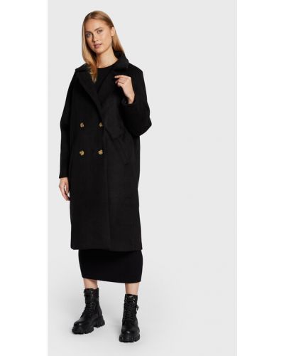 Priliehavý kabát Glamorous čierna