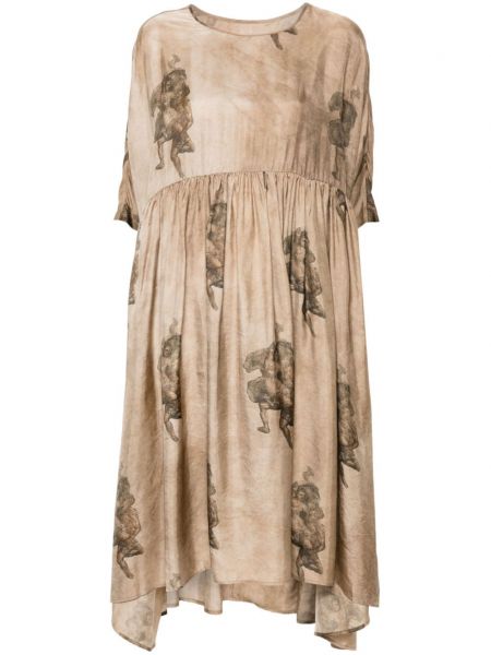 Ίσιο φόρεμα με σχέδιο Uma Wang