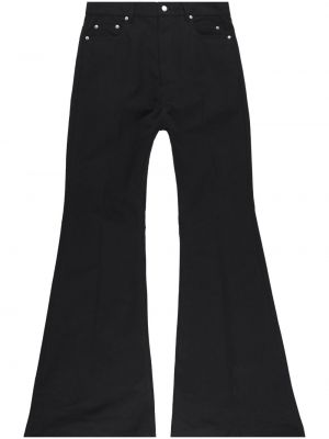 Bootcut jeans aus baumwoll ausgestellt Rick Owens schwarz