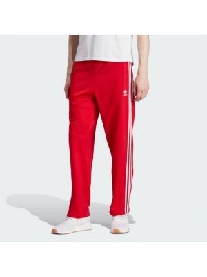 Pantalon en coton Adidas rouge