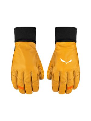 Kožené rukavice Salewa oranžové