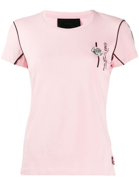 T-krekls Philipp Plein rozā