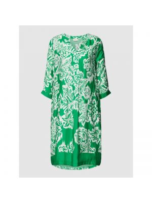 Sukienka midi z wiskozy Milano Italy - zielony