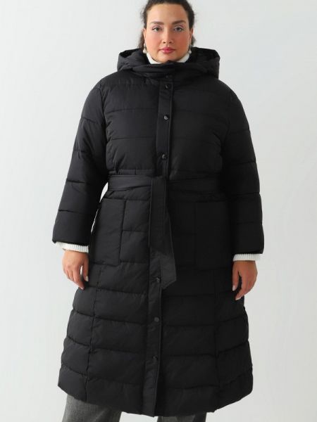 Утепленная демисезонная куртка Villosa черная