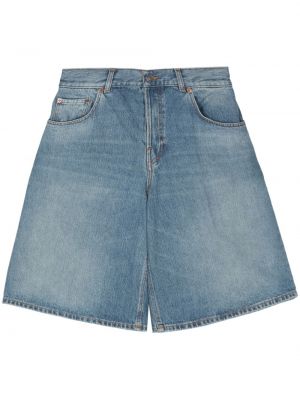 Jeans shorts ausgestellt Haikure blau