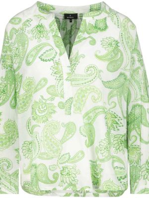 Блузка Monari, светло-зеленый/белый
