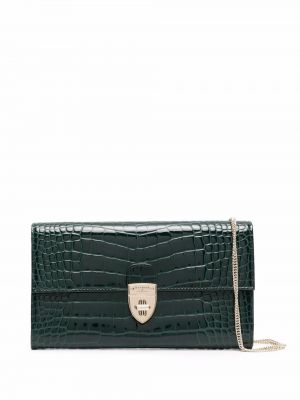 Leder clutch Aspinal Of London