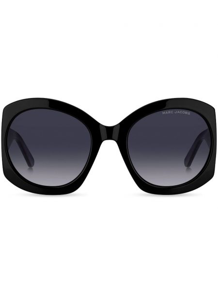 Oversize saulesbrilles Marc Jacobs Eyewear melns