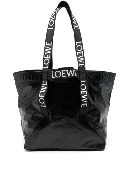 Usnjena nakupovalna torba Loewe