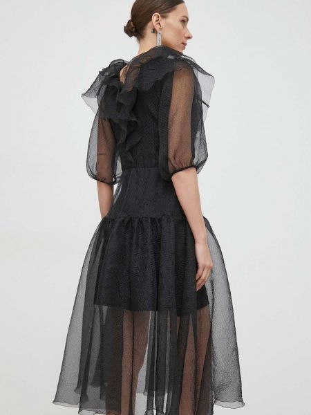 Midi šaty Custommade černé