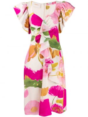 Trykt floral dress La Doublej