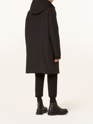 Oversized kabát Thom Krom černý
