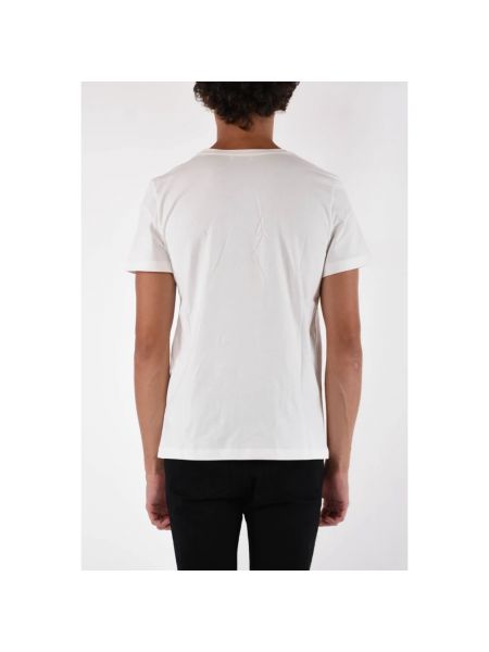 Camiseta con bordado de tela jersey Dondup blanco
