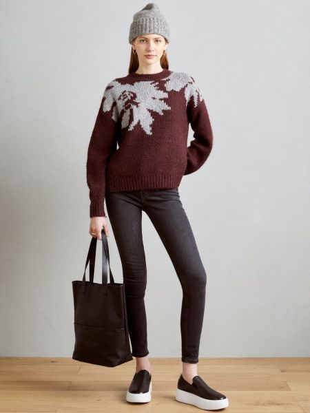 Sweter Esprit bordowy